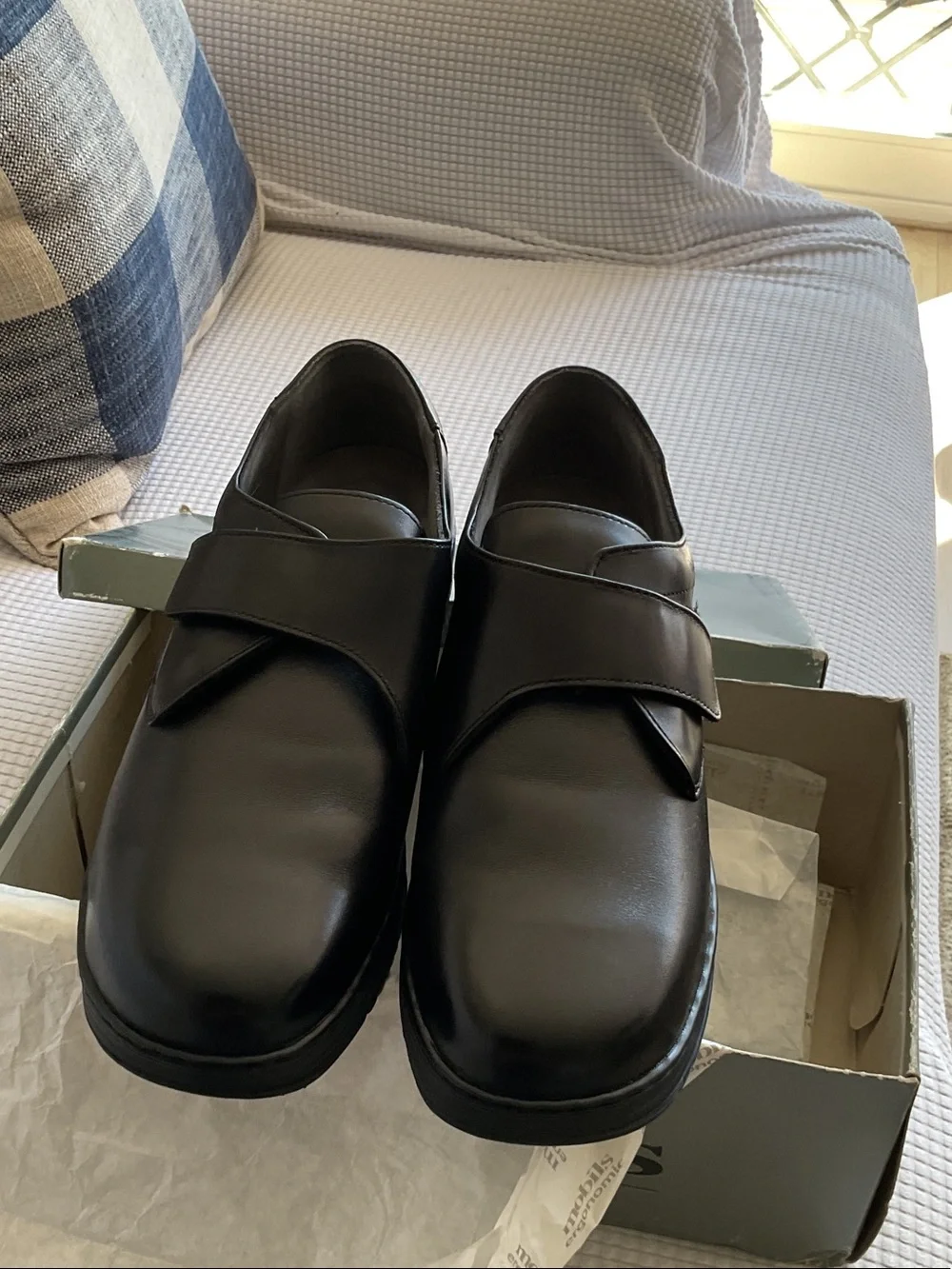 Mephisto Mobils Men’s Black Leather Slip-On Loafer